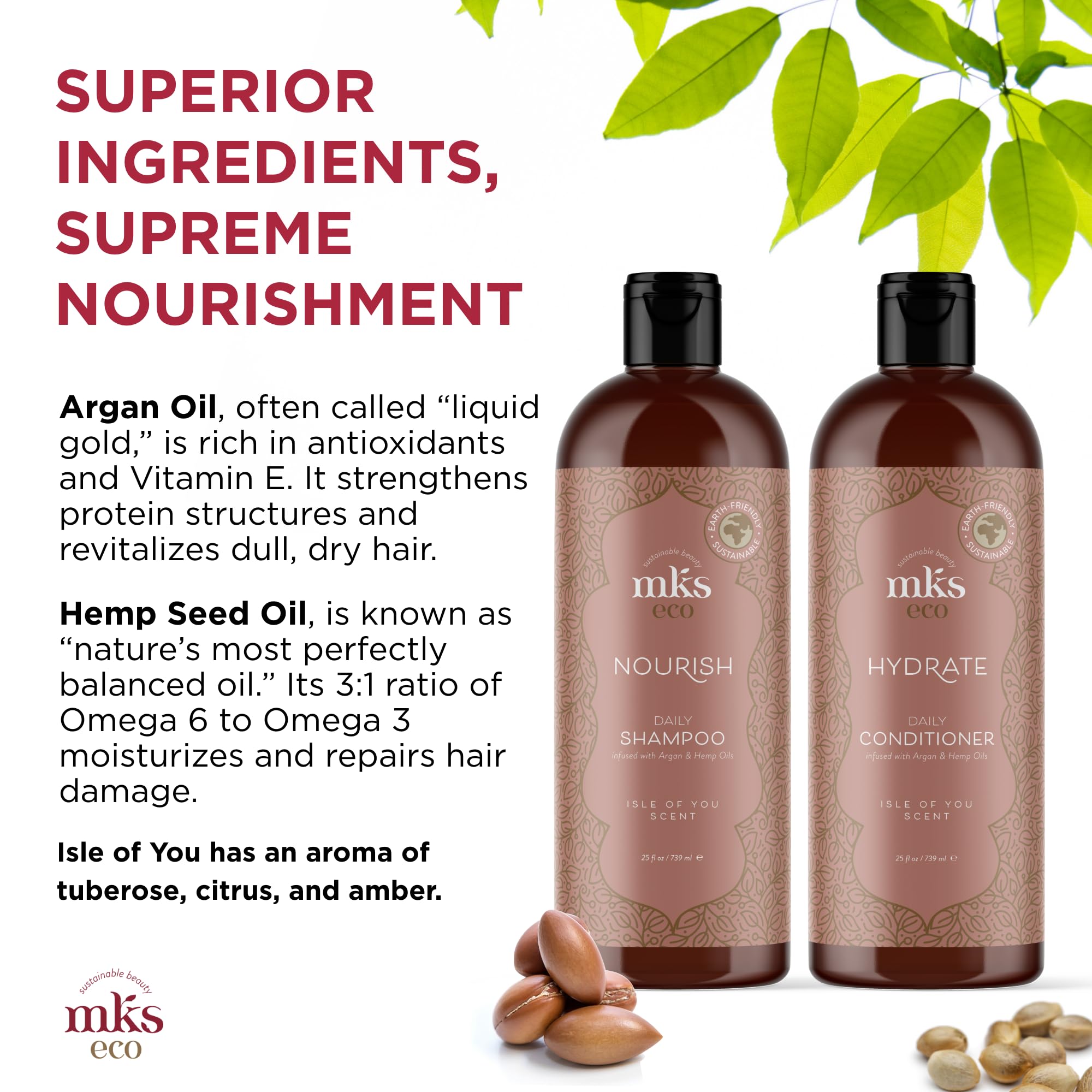 Foto 4 pulgar | Champú Y Acondicionador Earthly Body Mks Eco Isle Of You - Venta Internacional.