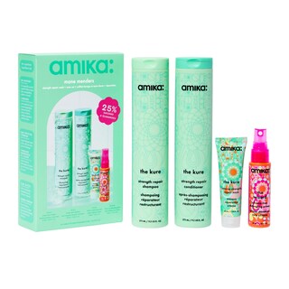 Foto 1 | Set Para El Cuidado Del Cabello Amika Mane Menders Strength Repair Tamaño Completo - Venta Internacional.