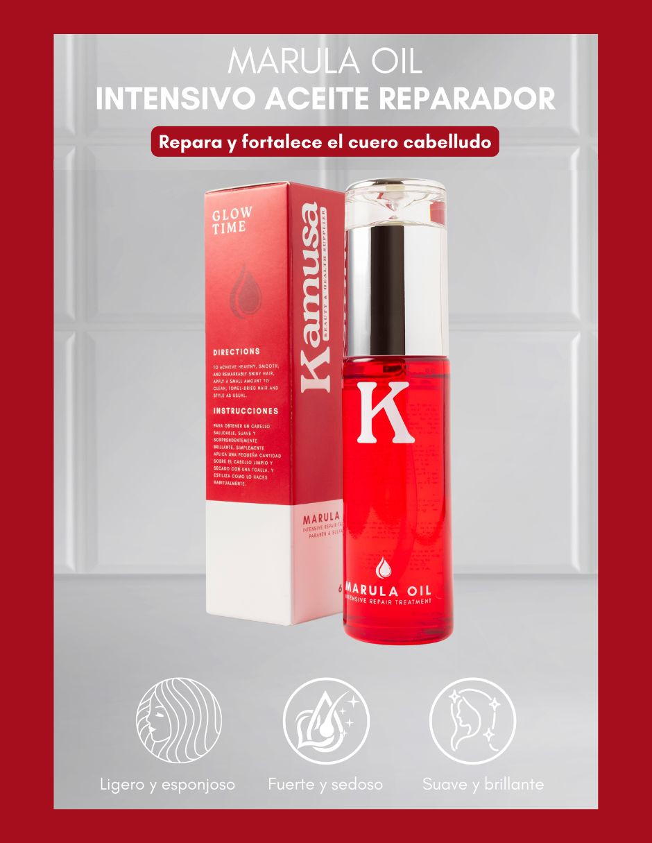 Foto 4 pulgar | Set Capilar Kamusa Shampoo  Acondicionador Y Aceite Para El Cabello