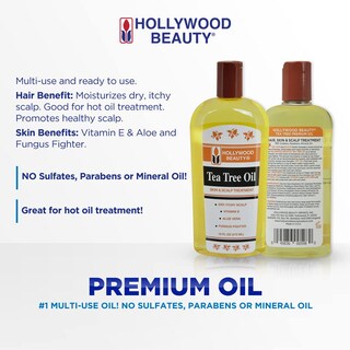 Foto 4 | Aceite de Árbol Hollywood Beauty 473 ml - Venta Internacional