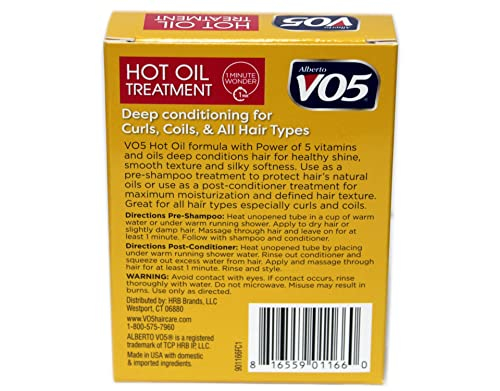 Foto 4 | Tratamiento Capilar Vo5 Hot Oil Therapy 14 ml 2 Piezas- Venta Internacional