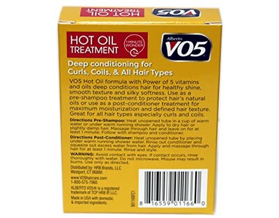 Foto 4 | Tratamiento Capilar Vo5 Hot Oil Therapy 14 ml 2 Piezas- Venta Internacional