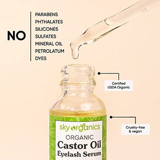 Foto 3 | Sérum para Pestañas Sky Organics Aceite de Ricino 30 ml - Venta Internacional
