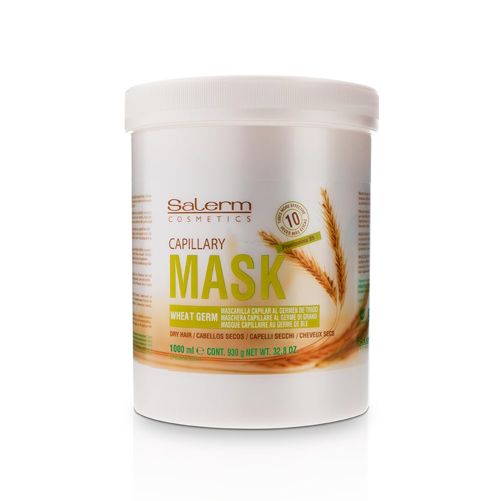 Foto 2 pulgar | Mascarilla Capilar Salerm Cosmetics Germen De Trigo 1l Para Cabello Seco - Venta Internacional.