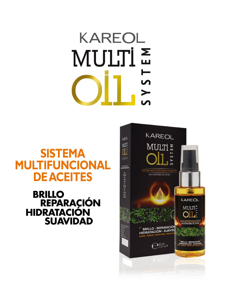 Foto 5 pulgar | Aceite para Cabello Kareol Multi Oil System 60 Ml