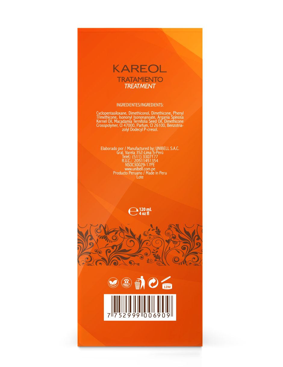 Foto 2 | Aceite para Cabello Kareol Argan y Macadamia 120 Ml