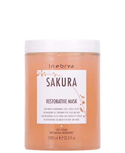 Foto 2 pulgar | Mascarilla Restauradora Inebrya Sakura - 1000 Ml - Venta Internacional.