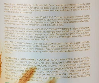 Foto 3 | Mascarilla Salerm Cosmetics Mascarilla Capilar De Germen De - Venta Internacional.