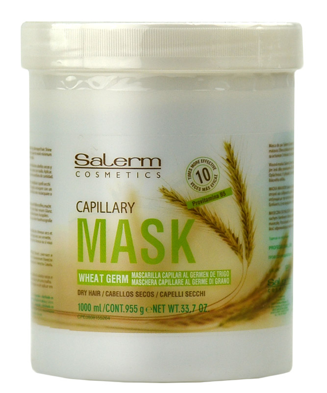 Foto 2 pulgar | Mascarilla Capilar Salerm De Germen De Trigo Para Cabello Seco 1000 Ml - Venta Internacional.