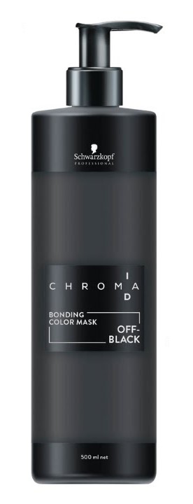 Máscara De Color Schwarzkopf Chroma Id Bonding, 500 Ml, Color Negro - Venta Internacional.