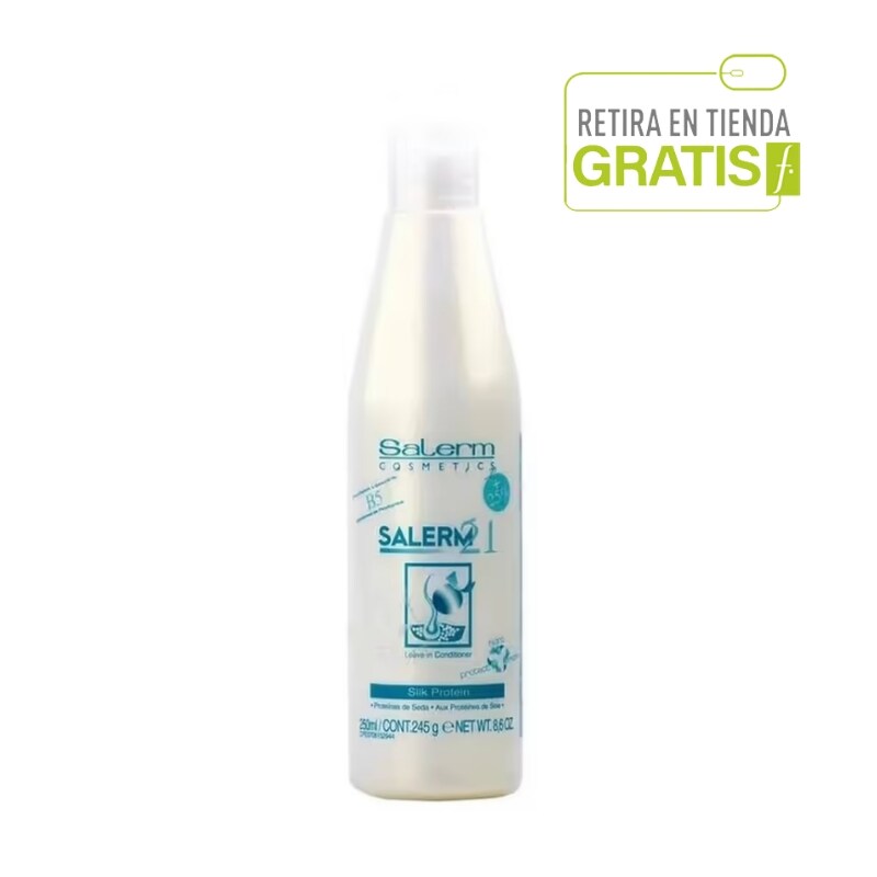 Crema Capilar Salerm 21 Intensive Con Proteína De Seda 250 Ml - Venta Internacional. $808