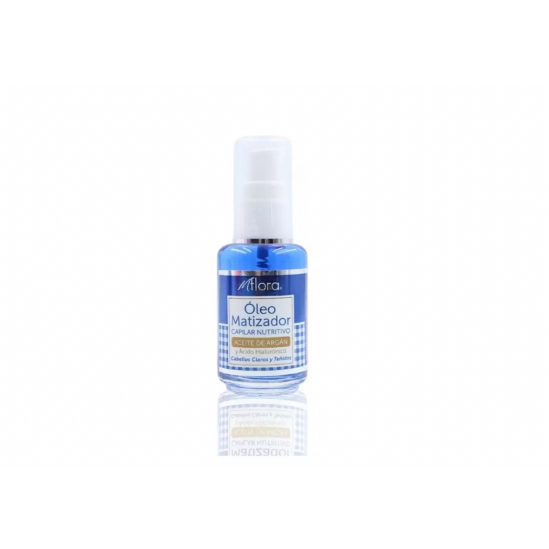 Aceite Capilar Flora Blue Tie-dyed 30 Ml Para Hidratar El Cabello - Venta Internacional.