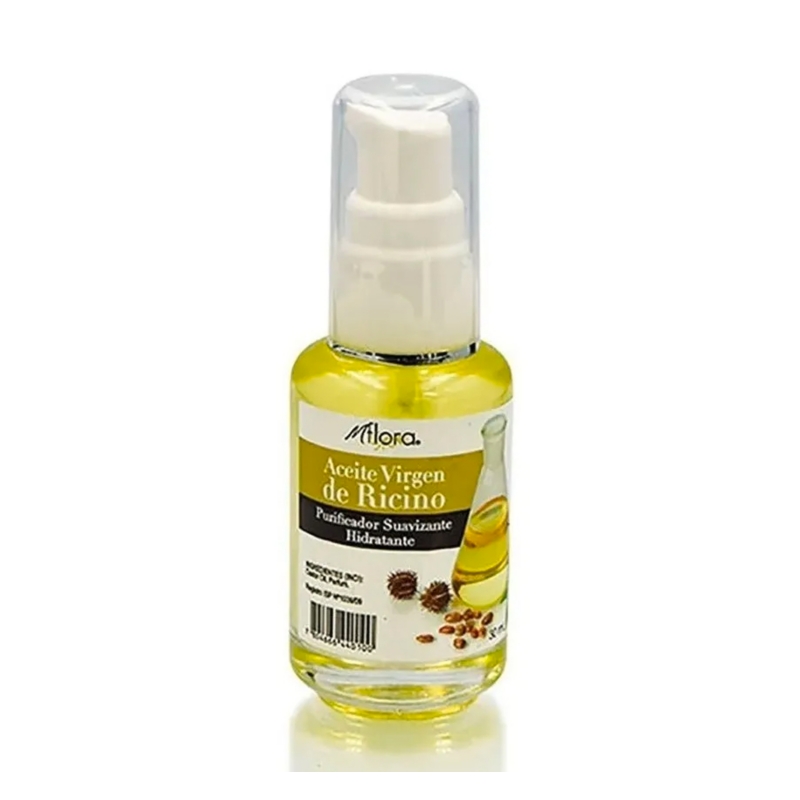 Foto 2 pulgar | Aceite Virgen De Ricina 30 Ml Para Cabello, Pestañas Y Limpieza Facial - Venta Internacional.