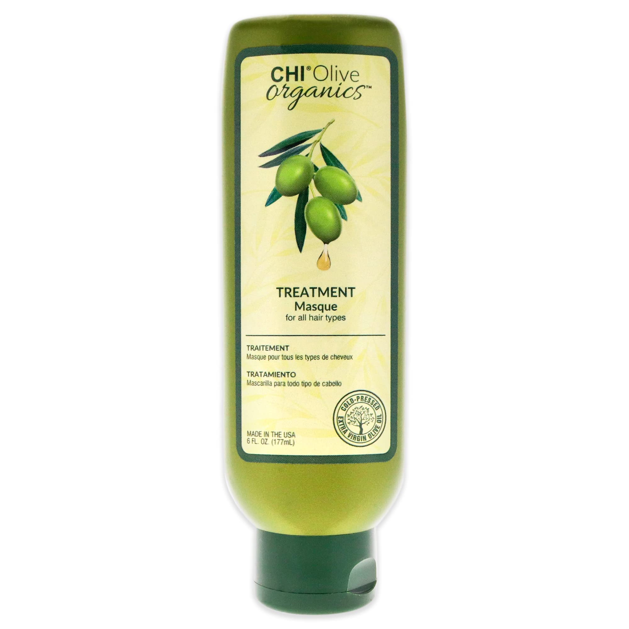 Foto 2 pulgar | Mascarilla De Tratamiento Chi Naturals Con Aceite De Oliva 180 Ml - Venta Internacional.