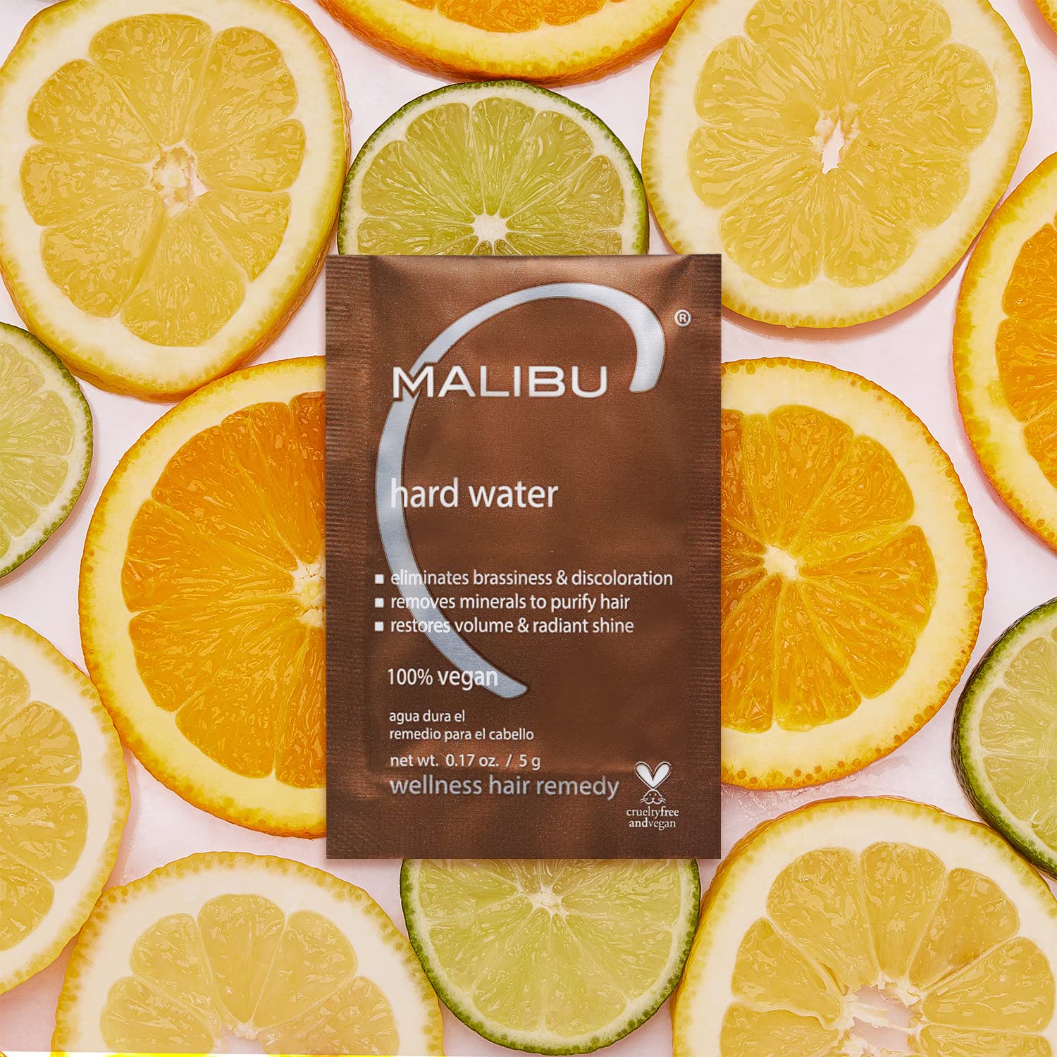 Foto 2 | Remedio Para El Cabello Malibu C Hard Water Wellness Con Vitamina C, Paquete De 12 - Venta Internacional.