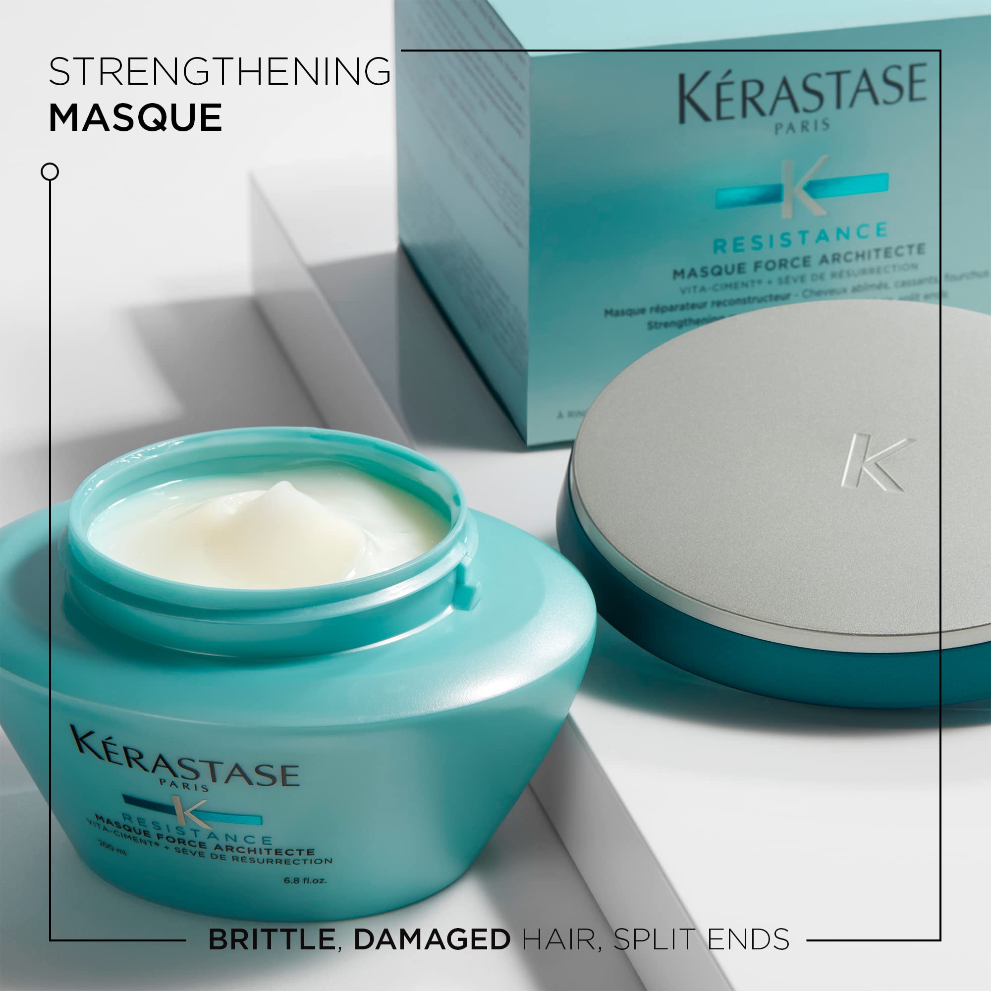 Foto 3 pulgar | Mascarilla Capilar Kerastase Resistance Force Architecte 200 Ml - Venta Internacional