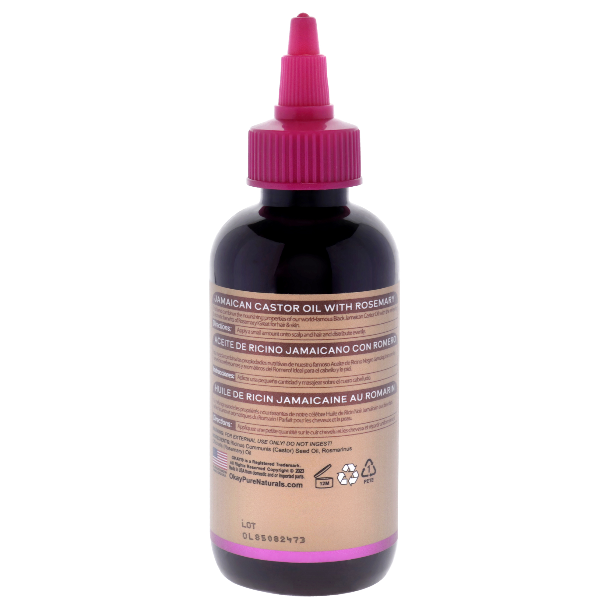 Foto 3 pulgar | Aceite con Romero Okay 120 ml para Cabello-Venta Internacional