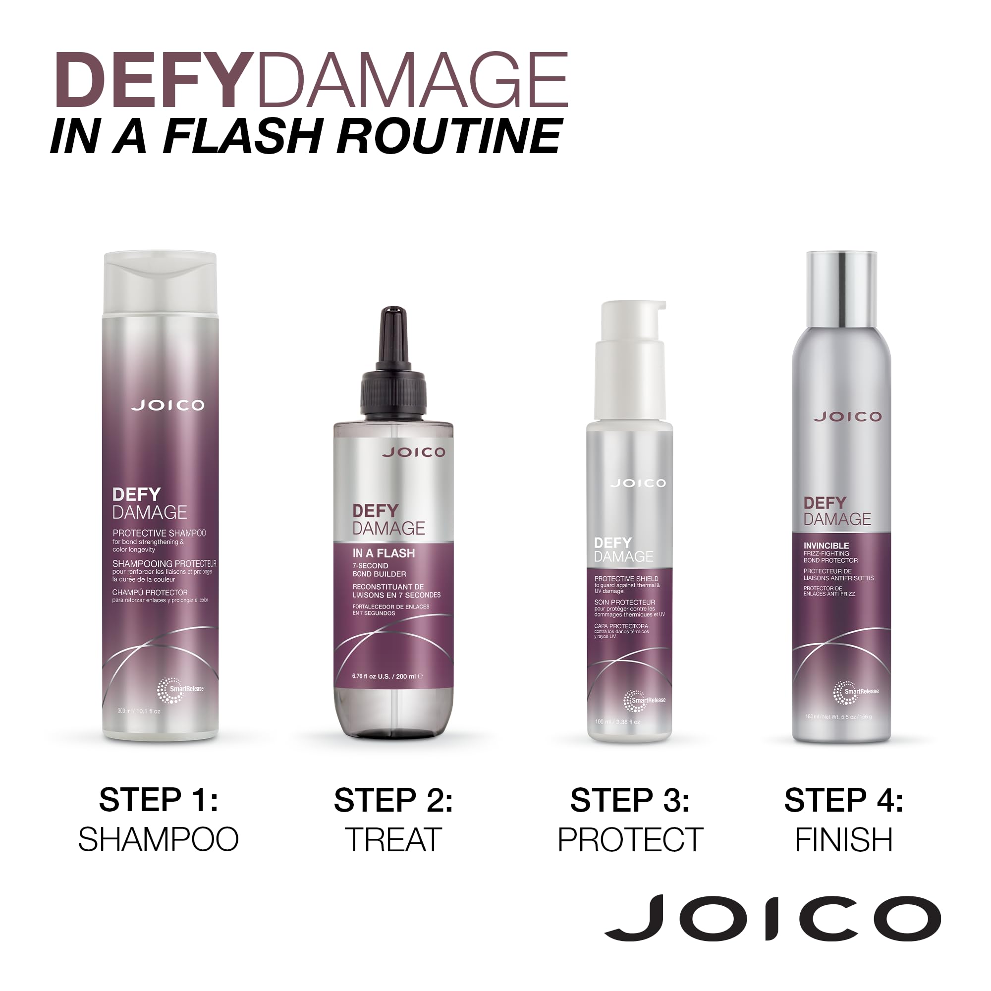 Foto 8 pulgar | Tratamiento Capilar Joico Defy Damage In A Flash 210 Ml - Venta Internacional