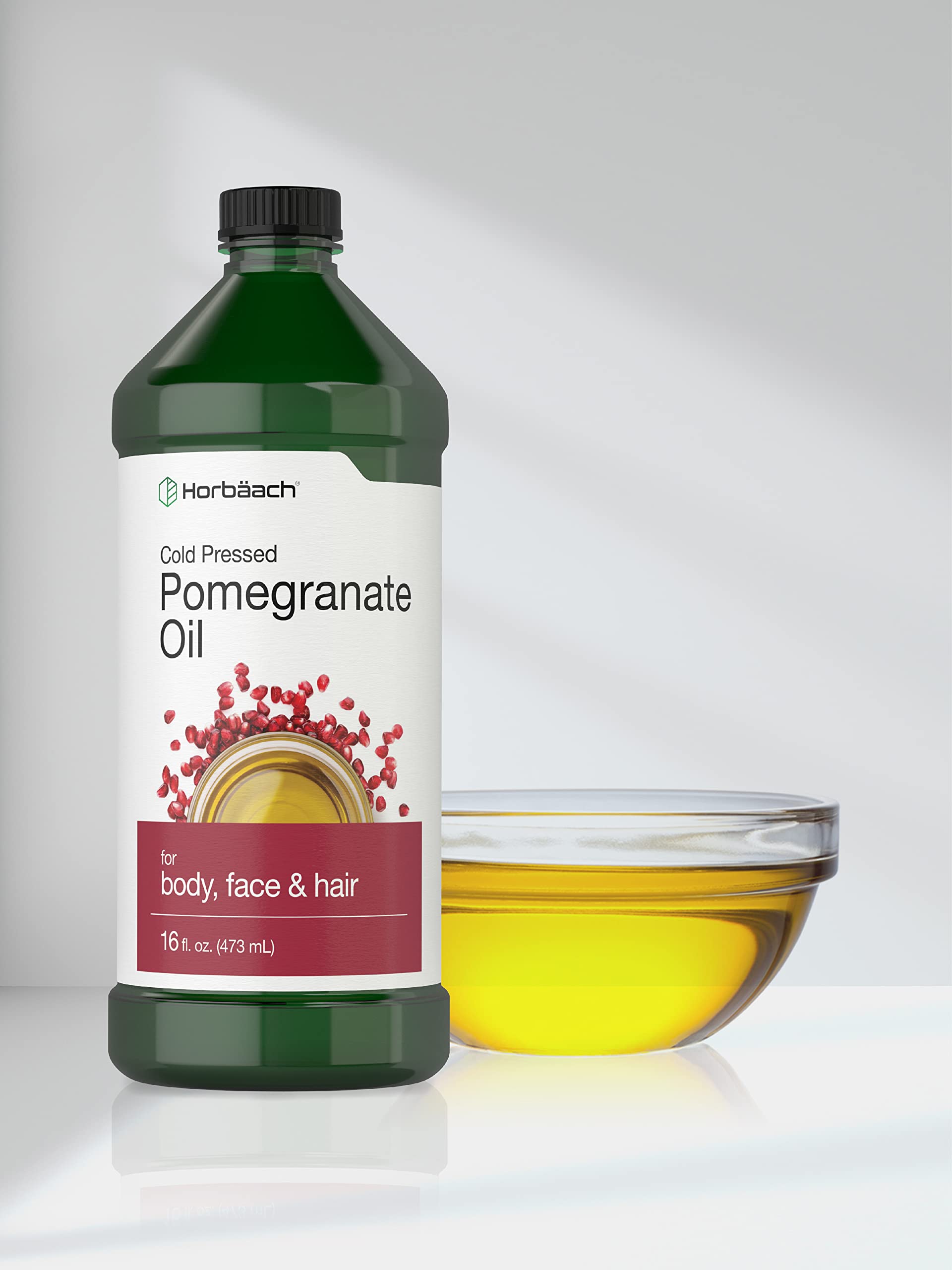 Foto 8 pulgar | Aceite de Semilla de Granada Horbäach para Rostro Piel y Cabello 473 ml - Venta Internacional