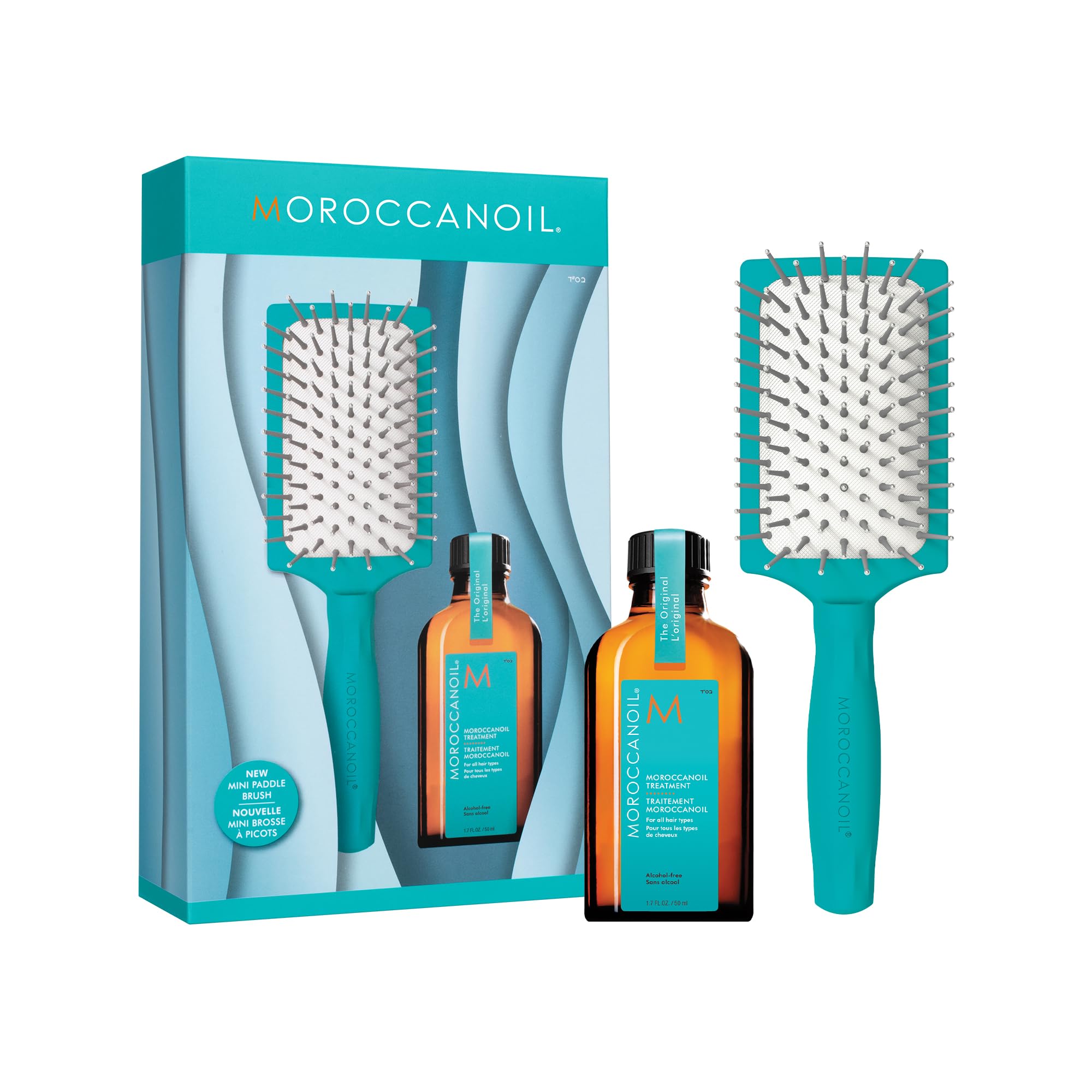 Foto 2 pulgar | Set Moroccanoil On The Go Hair Essentials con Tratamiento y Cepillo - Venta Internacional