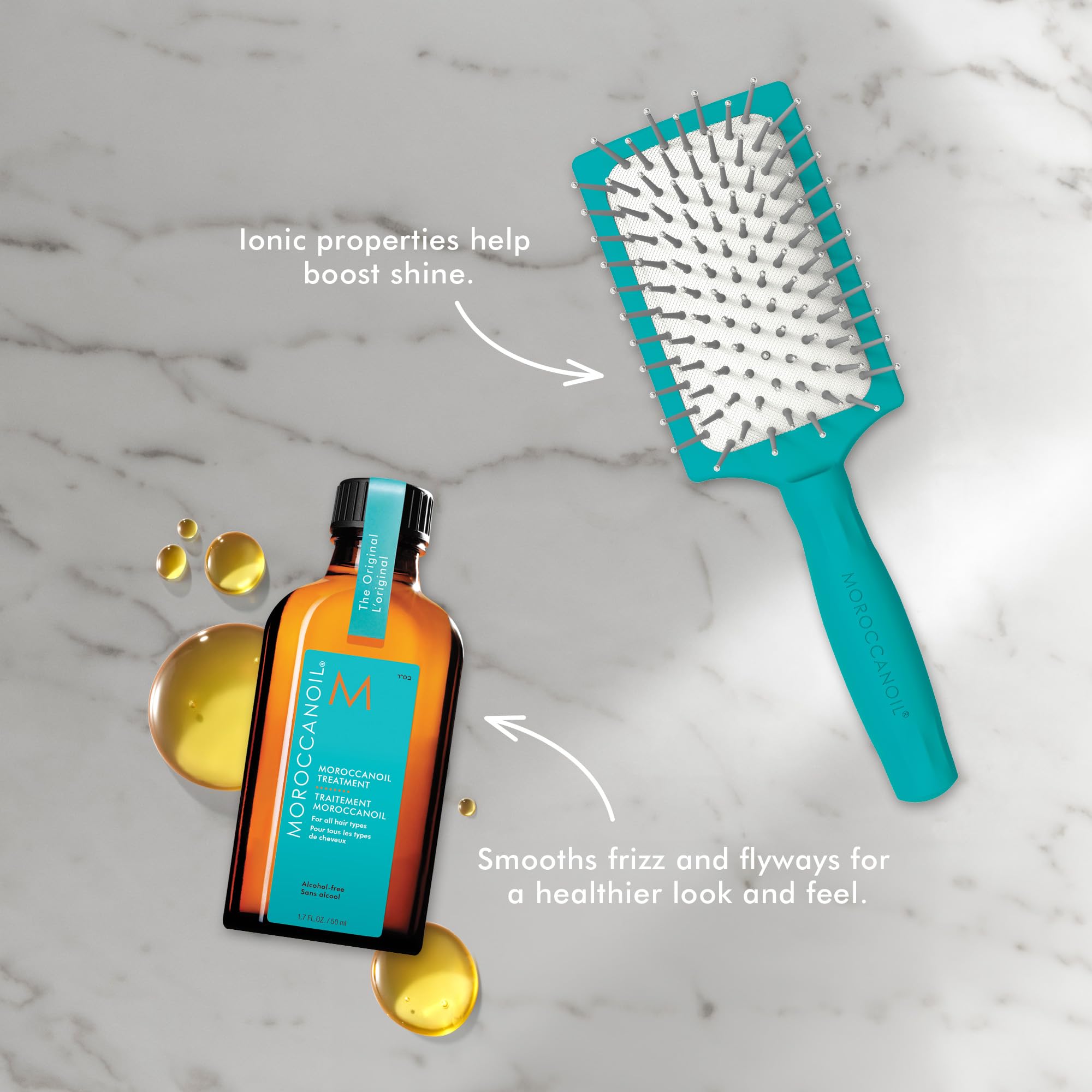 Foto 4 pulgar | Set Moroccanoil On The Go Hair Essentials con Tratamiento y Cepillo - Venta Internacional