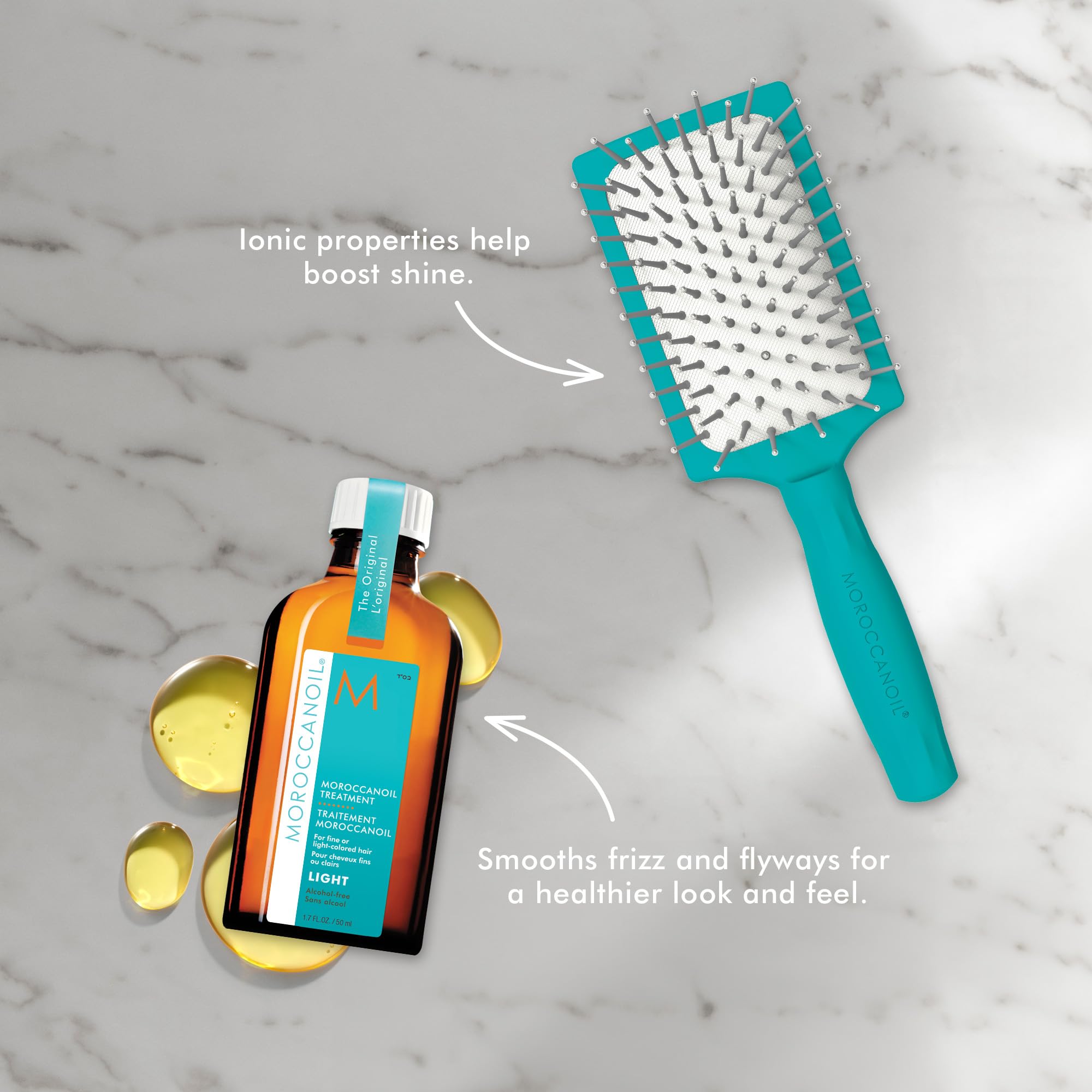 Foto 4 pulgar | Set Hair Essentials Moroccanoil On The Go con Cepillo de Paleta - Venta Internacional