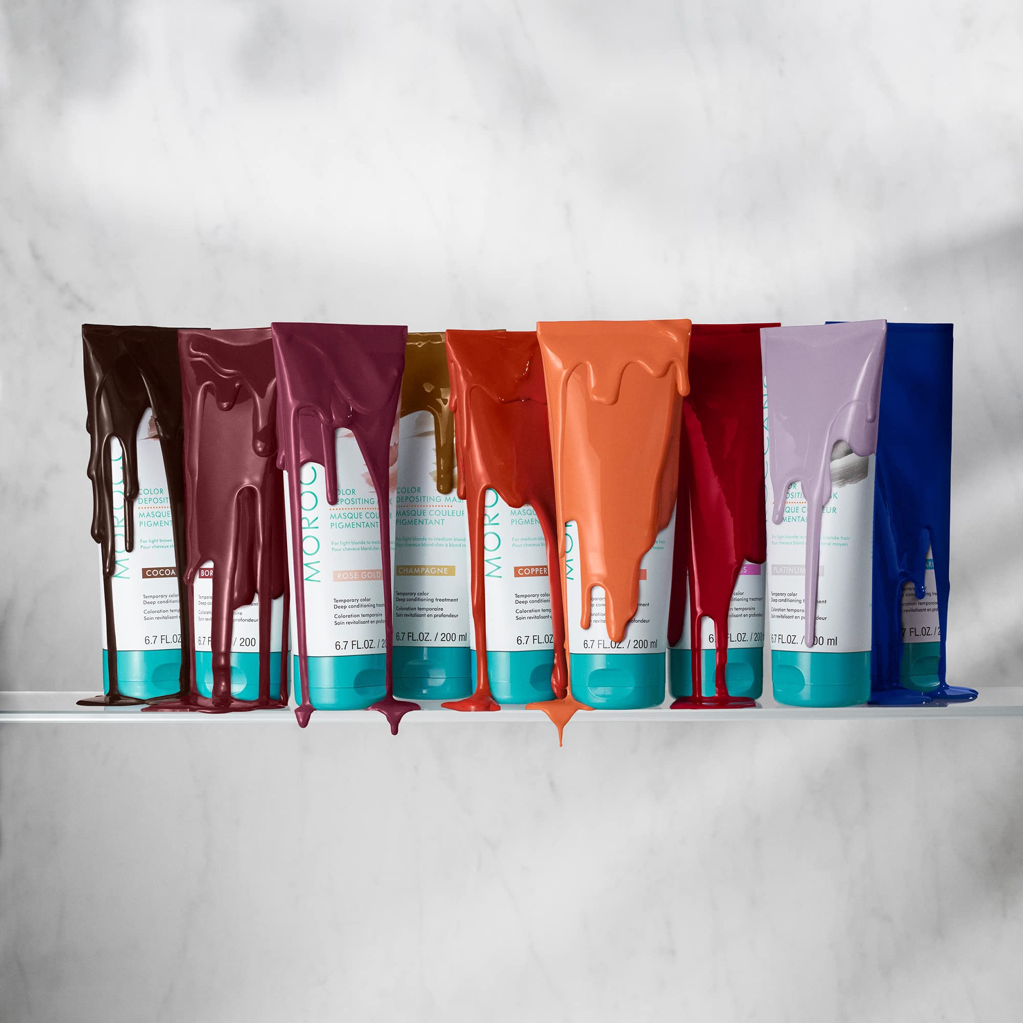 Foto 6 pulgar | Mascarilla Capilar Moroccanoil Color Depositing Bordeaux 200 ml - Venta Internacional