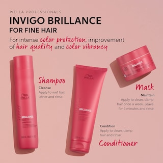 Foto 2 | Mascarilla Capilar Wella Professionals Invigo Brilliance 500 Ml - Venta Internacional