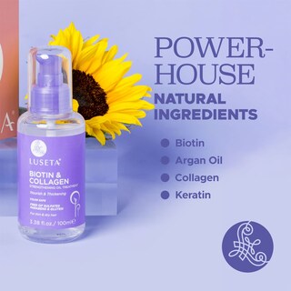 Foto 3 | Sérum L LUSETA de Biotina y Colágeno para Crecimiento del Cabello 100ml - Venta Internacional