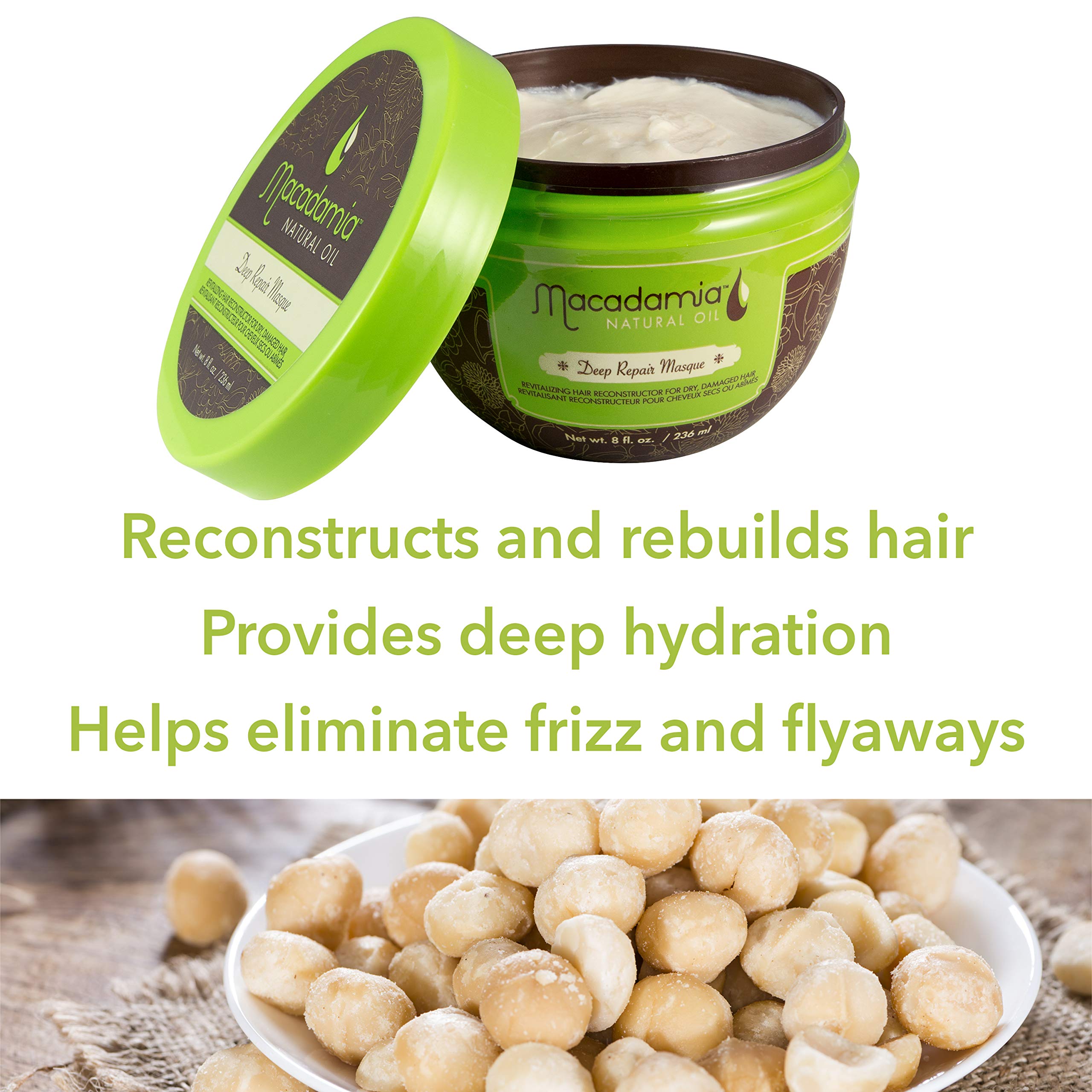 Foto 5 pulgar | Mascarilla Capilar Macadamia Natural Deep Repair 240 Ml Para Cabello Seco - Venta Internacional.