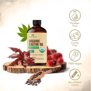 Foto 5 | Aceite de Ricino Orgánico Botanic Hearth Prensado en Frío 60 ml - Venta Internacional