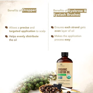 Foto 6 | Aceite de Ricino Orgánico Botanic Hearth Prensado en Frío 60 ml - Venta Internacional