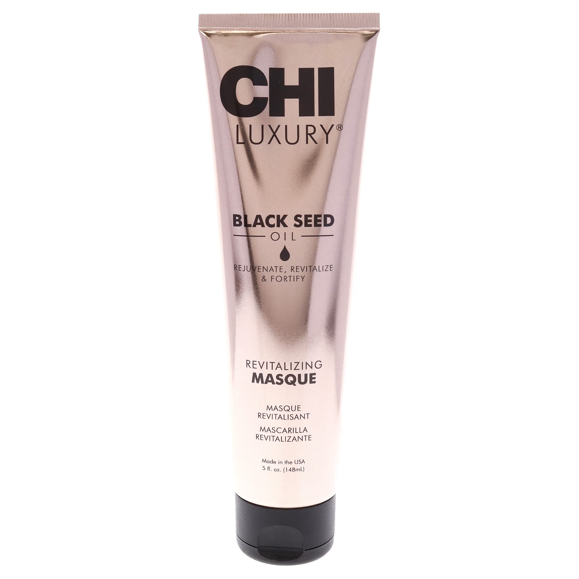 Foto 2 pulgar | Mascarilla Capilar Chi Luxury Con Aceite De Semillas Negras Revitalizante, 150 Ml - Venta Internacional.