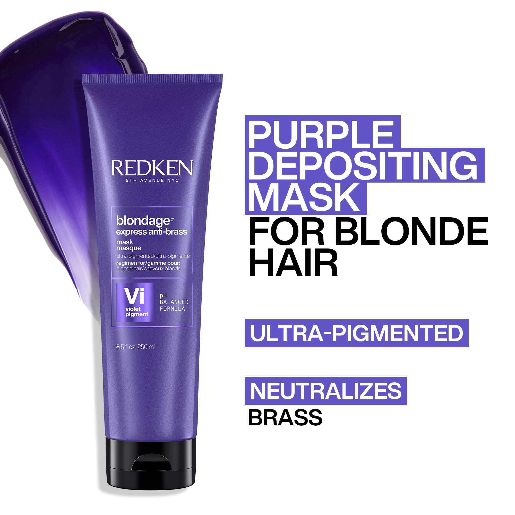 Foto 3 pulgar | Mascarilla Capilar Redken color Extend Blondage Express Anti-brass - Venta Internacional