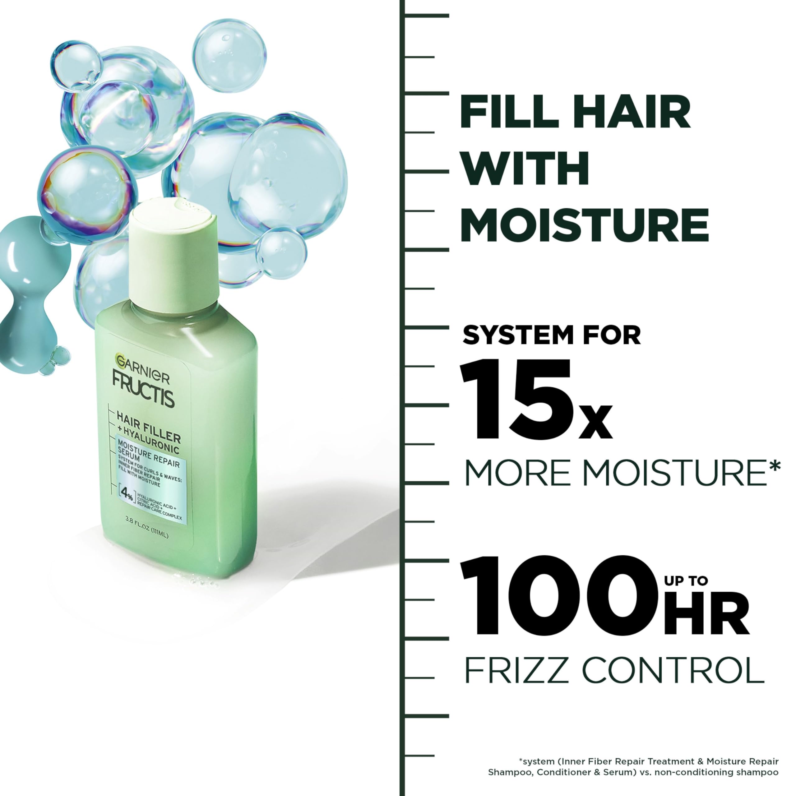 Foto 3 | Tratamiento Capilar Garnier Fructis Hair Filler Moisture Repair - Venta Internacional.