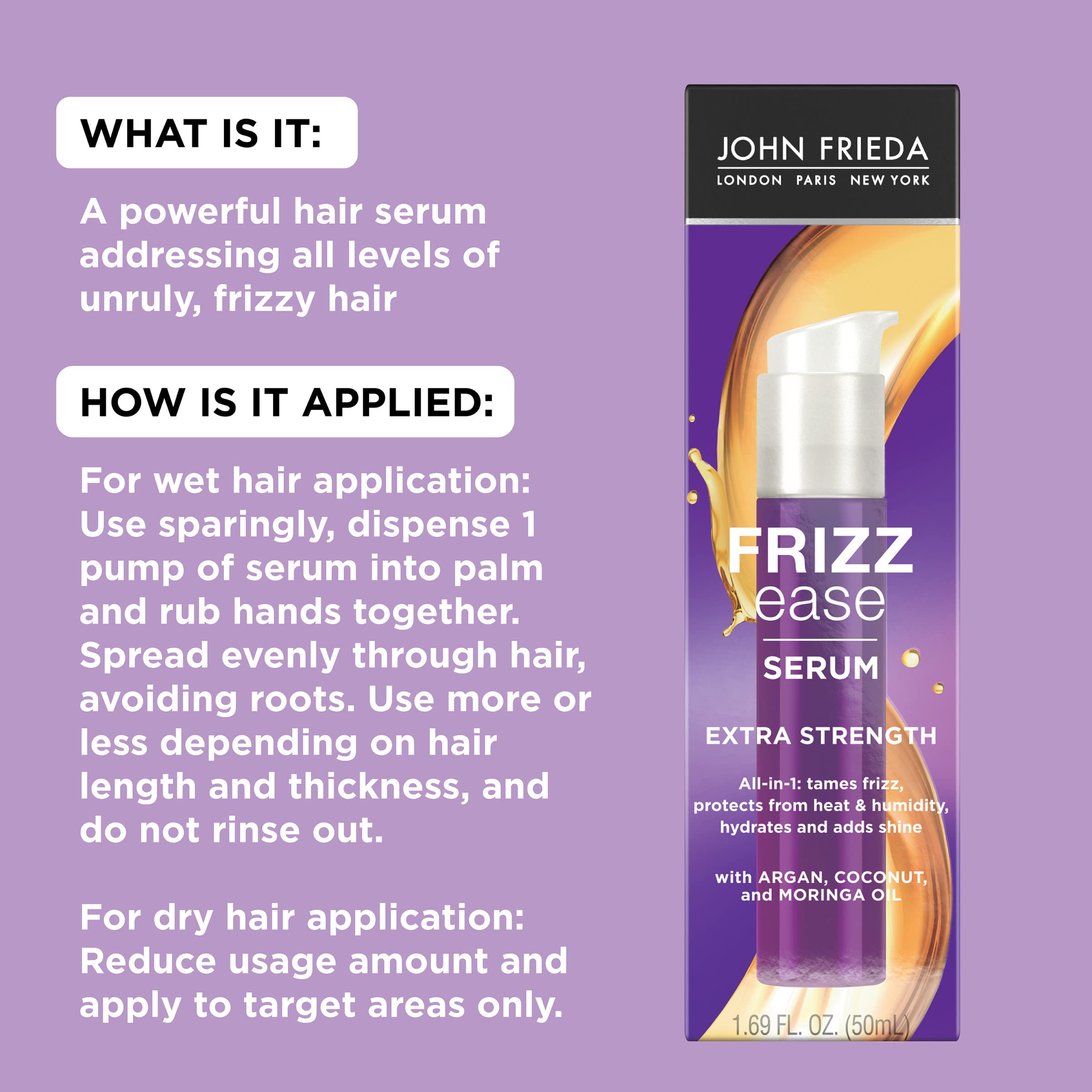 Foto 8 pulgar | Sérum Capilar John Frieda Frizz Ease Extra Strength 50 Ml - Venta Internacional.