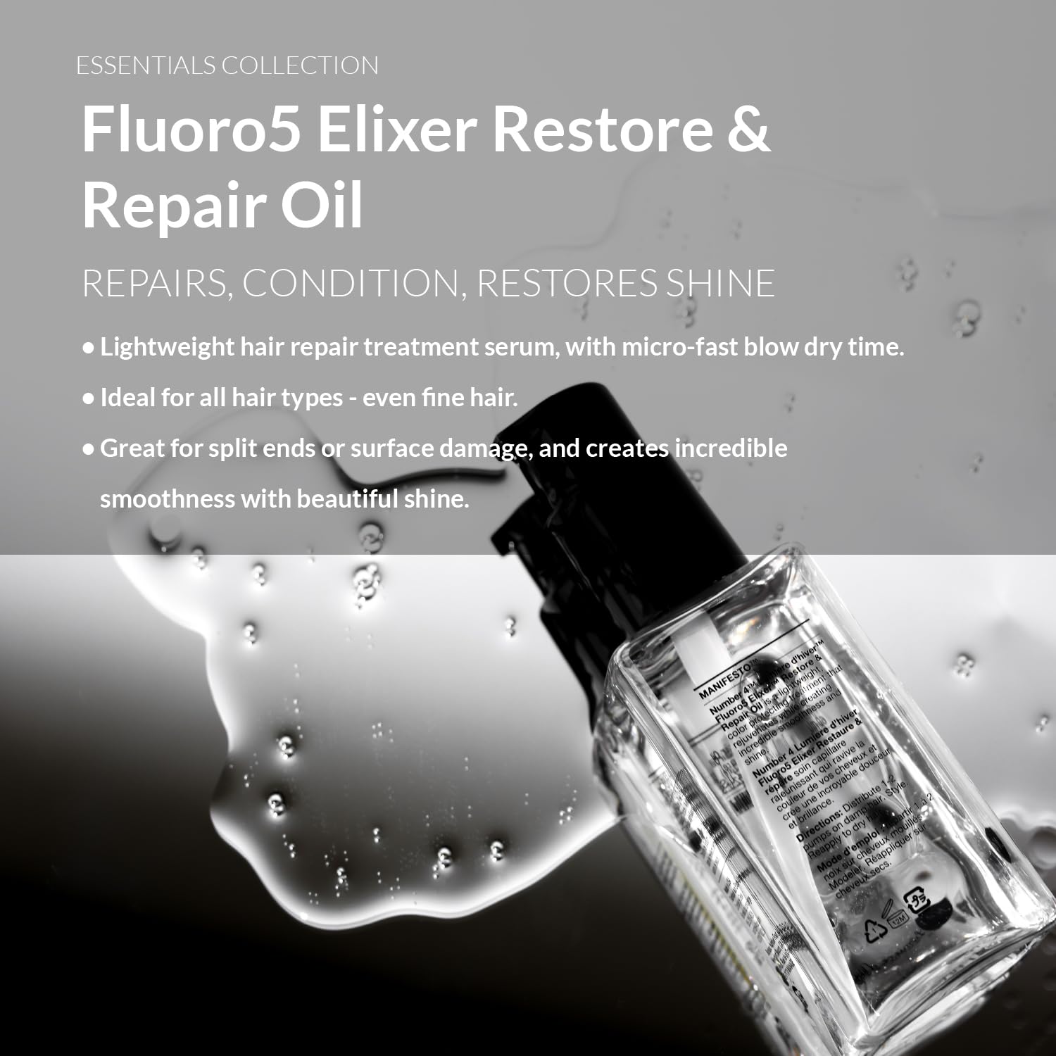 Foto 4 pulgar | Aceite Capilar Número 4 Fluoro5 Elixir Restore & Repair, 60 Ml - Venta Internacional.