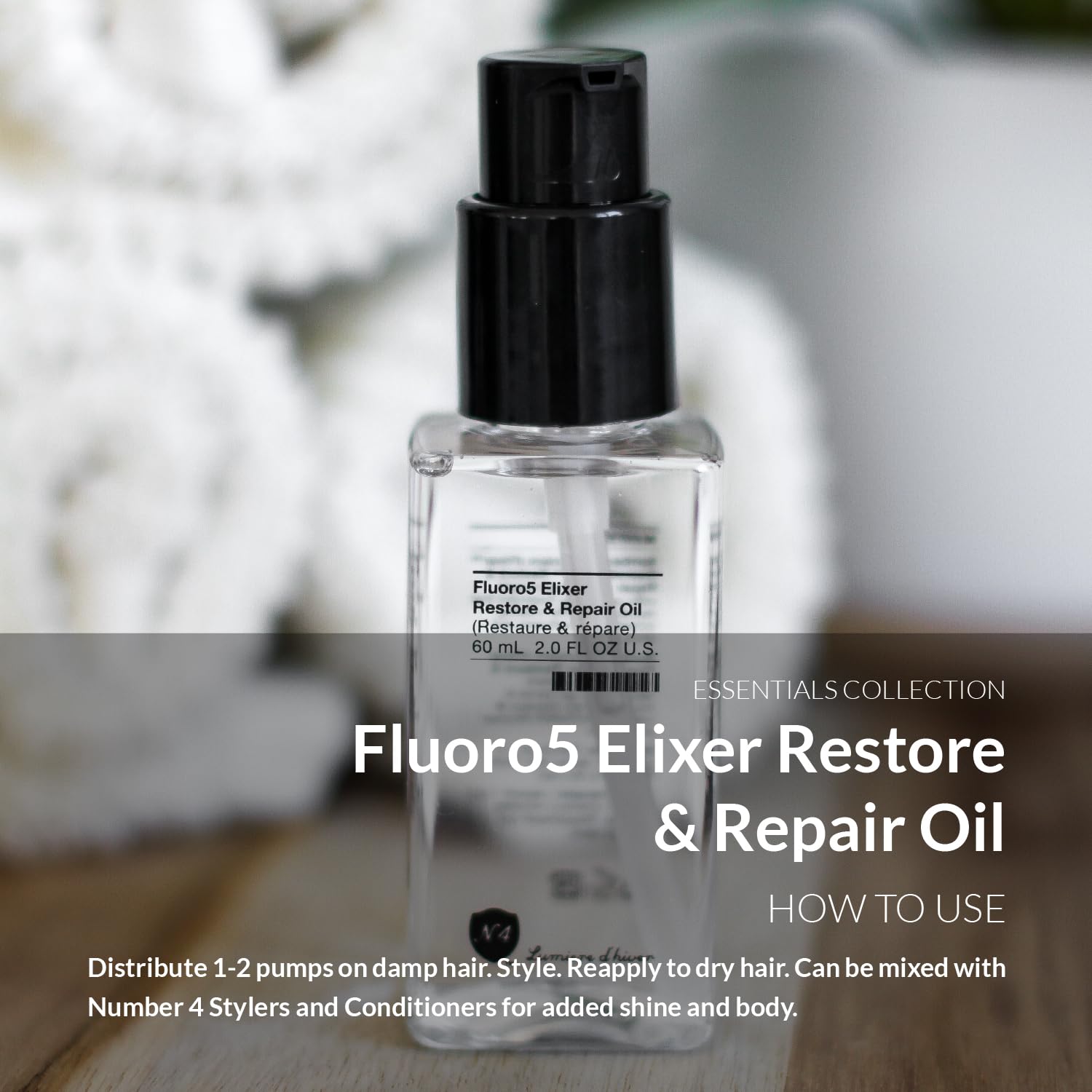 Foto 5 pulgar | Aceite Capilar Número 4 Fluoro5 Elixir Restore & Repair, 60 Ml - Venta Internacional.