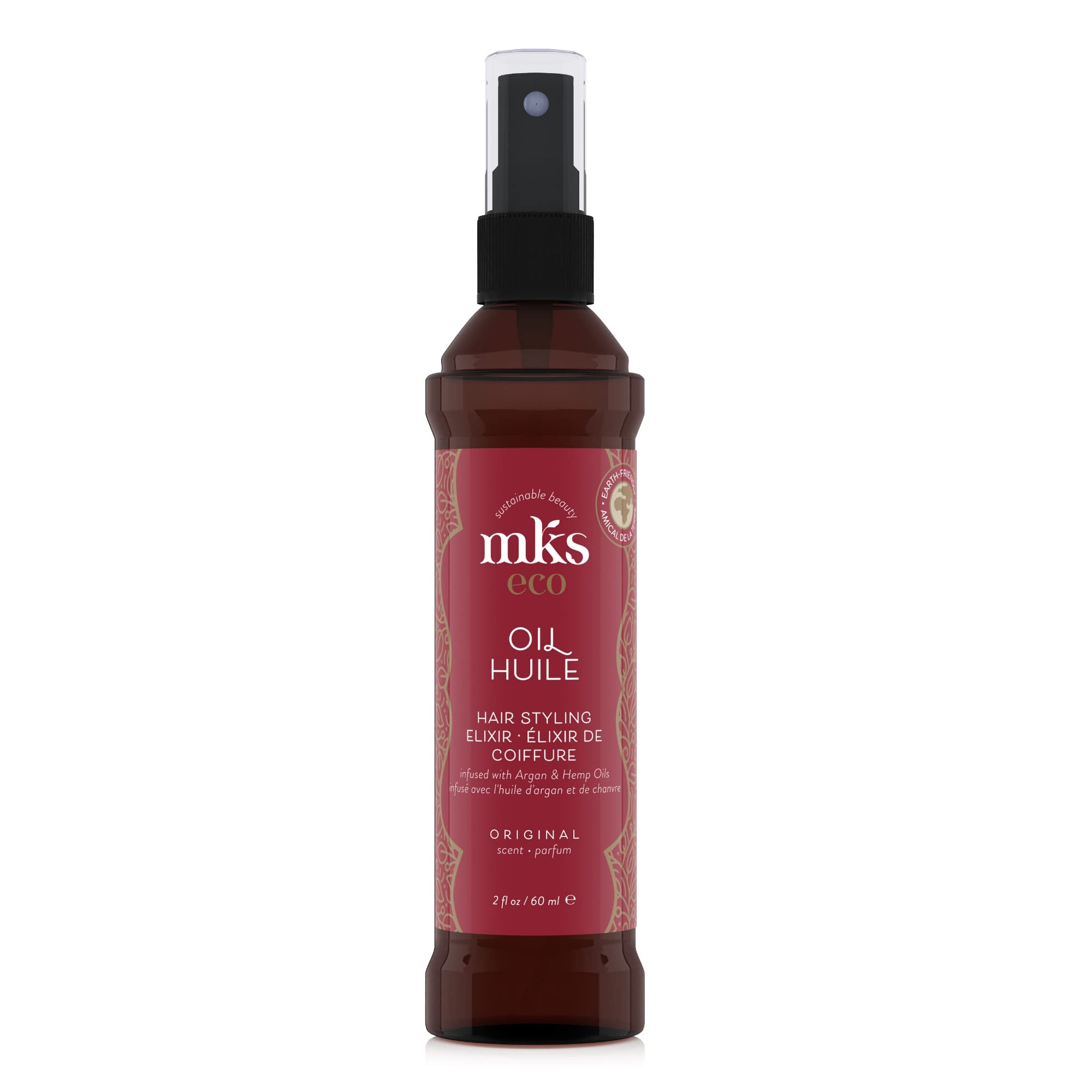 Foto 2 pulgar | Elixir Earthly Body Mks Eco Oil Para Peinar El Cabello, 60 Ml, Original - Venta Internacional.