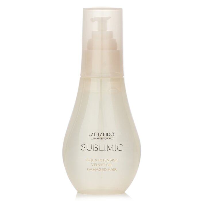 Aceite Capilar Shiseido Sublimic Aqua Intensive Velvet Oil - Venta Internacional.