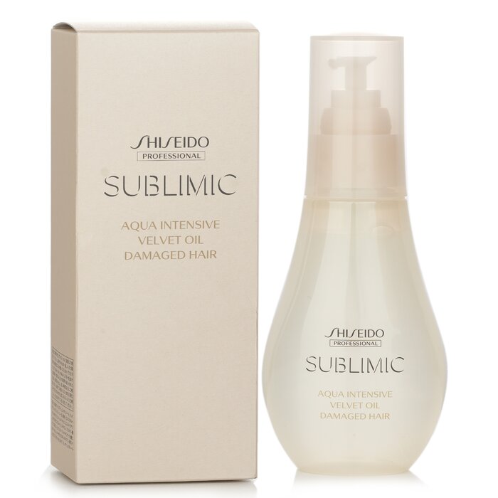 Foto 4 pulgar | Aceite Capilar Shiseido Sublimic Aqua Intensive Velvet Oil - Venta Internacional.