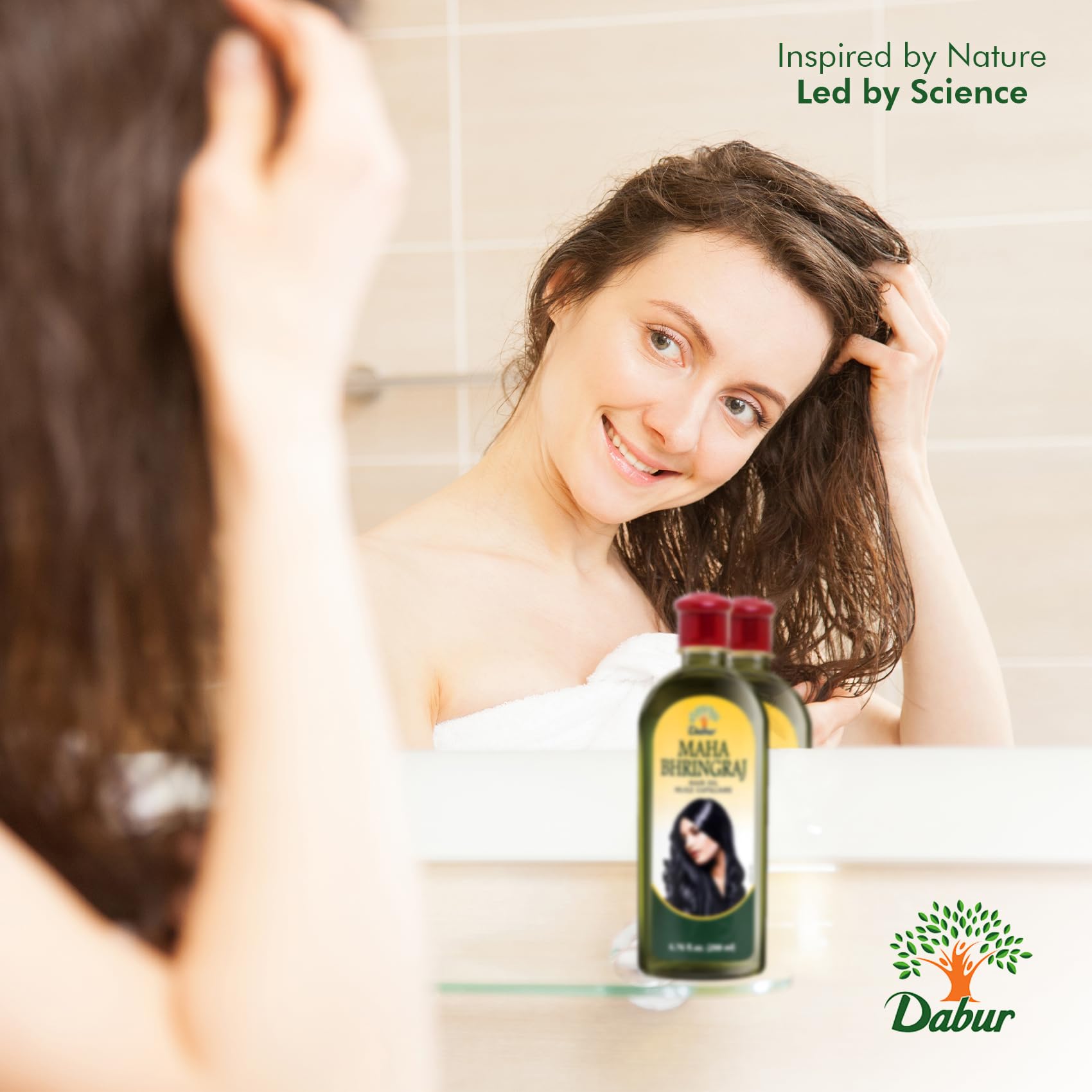 Foto 6 | Aceite Capilar Dabur Maha Bhringaj Herbal Ayurveda 200 Ml - Venta Internacional.