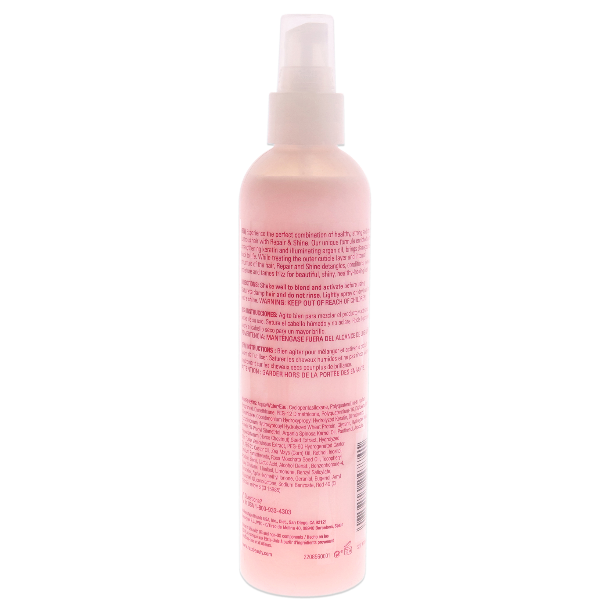 Foto 2 | Tratamiento Reparador De Queratina Roux Para Cabello Dañado, 250 Ml - Venta Internacional.