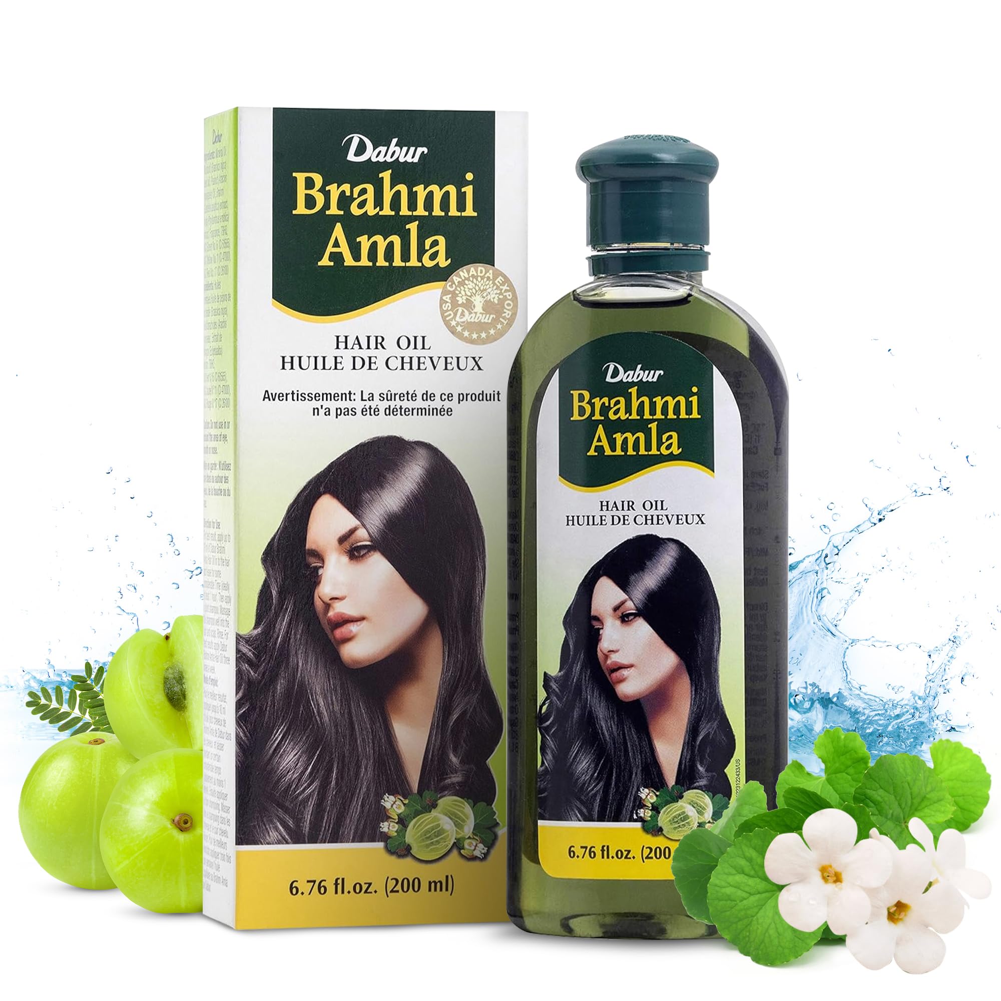 Foto 2 pulgar | Aceite Capilar Dabur Brahmi Amla Hidratante Natural 200 Ml - Venta Internacional.