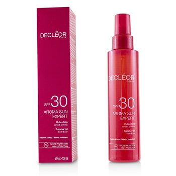 Foto 4 pulgar | Aceite Solar Decleor Aroma Sun Expert Spf 30 Para Cuerpo Y Cabello - Venta Internacional.