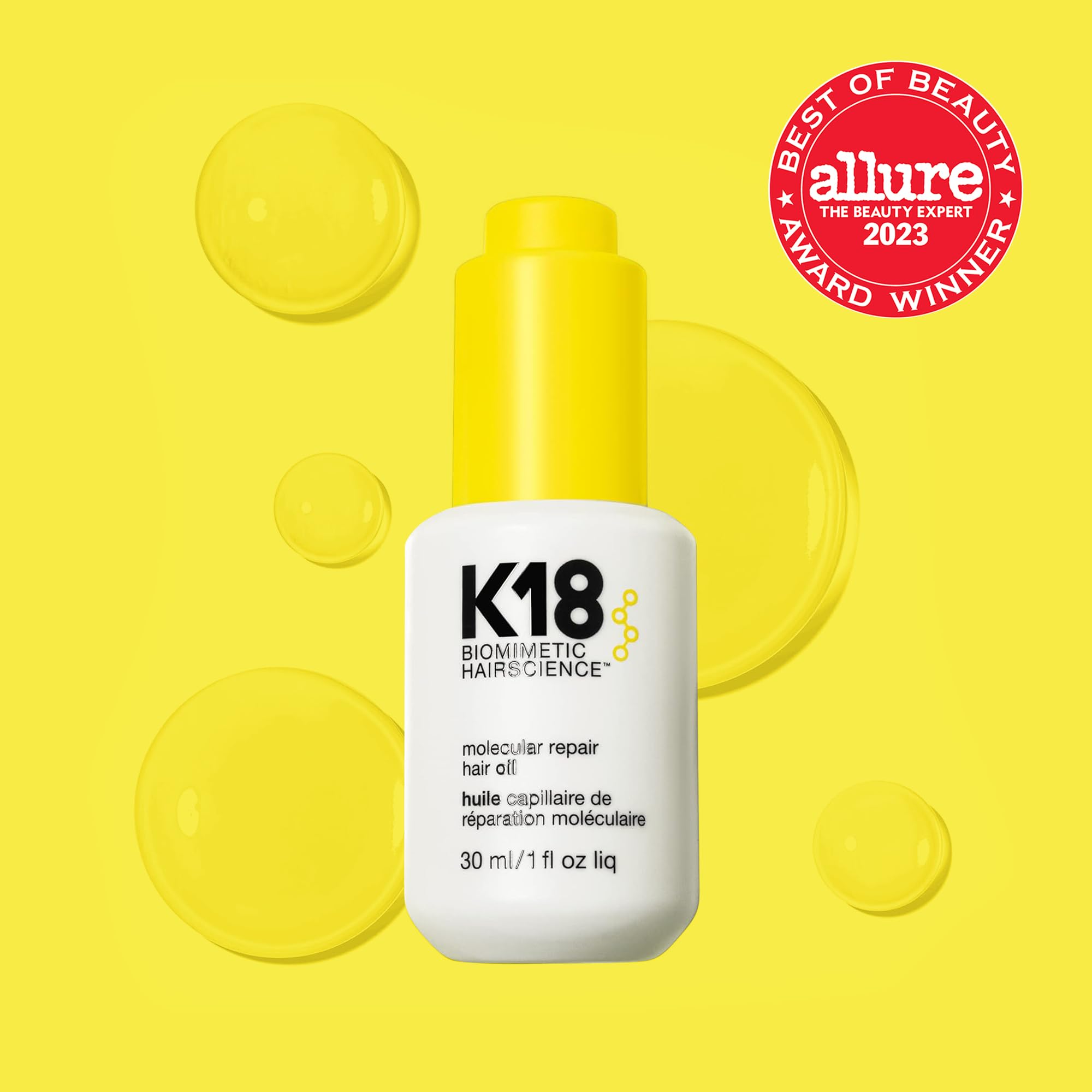 Foto 3 pulgar | Aceite Capilar K18 Molecular Repair 30 Ml Que Fortalece Y Repara - Venta Internacional.