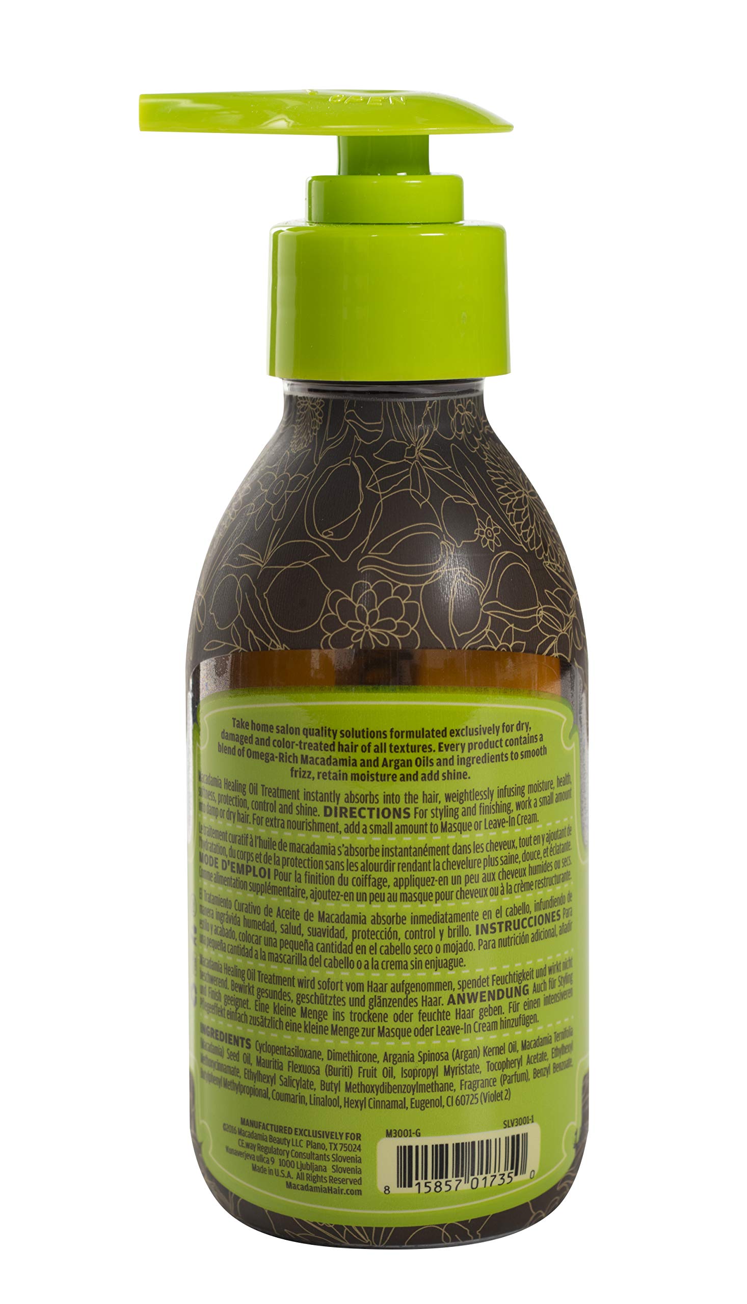 Foto 3 pulgar | Tratamiento Capilar, Aceite Curativo Natural De Macadamia, 30 Ml - Venta Internacional.