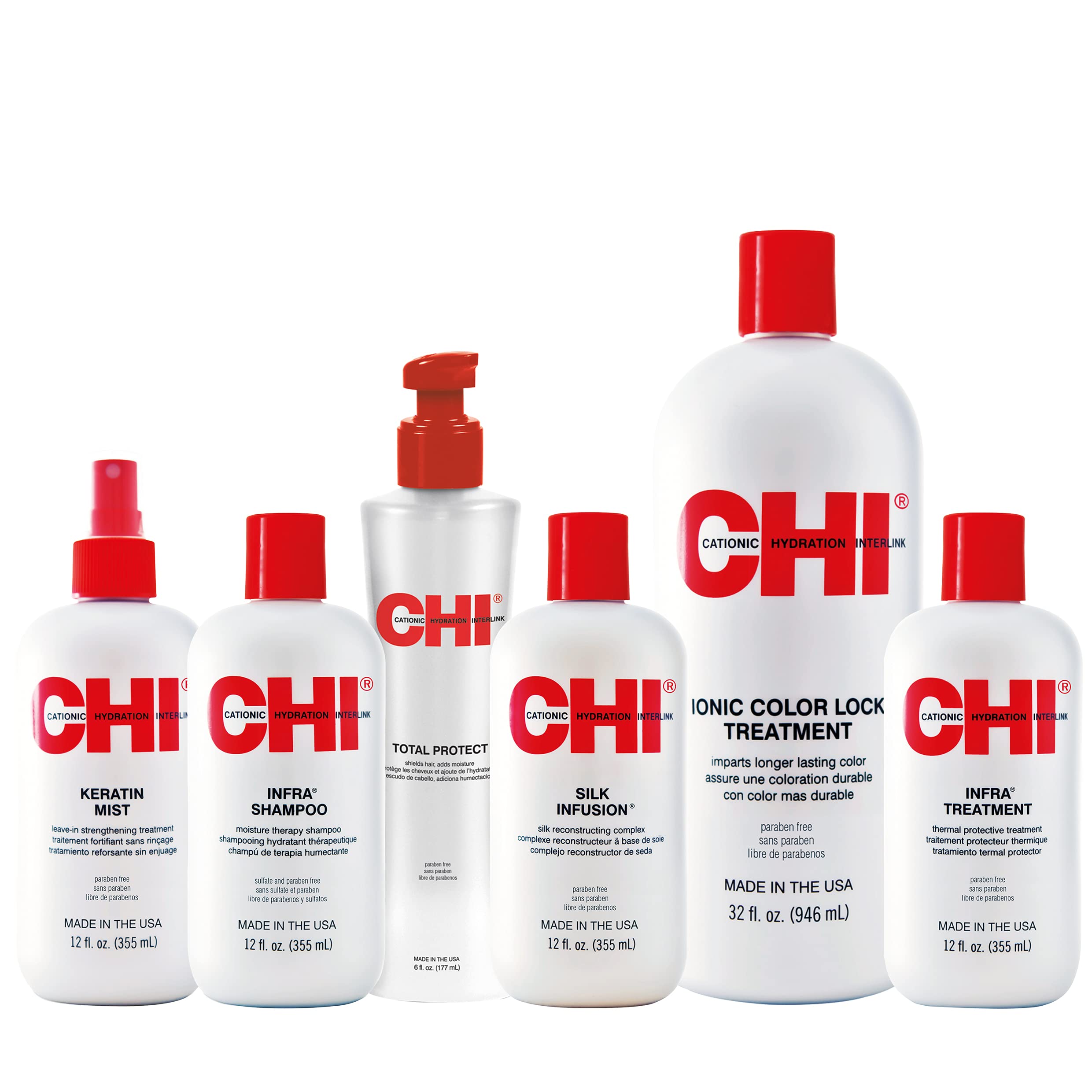 Foto 3 pulgar | Tratamiento Chi Infra 355 Ml Para Todo Tipo De Cabello - Venta Internacional.