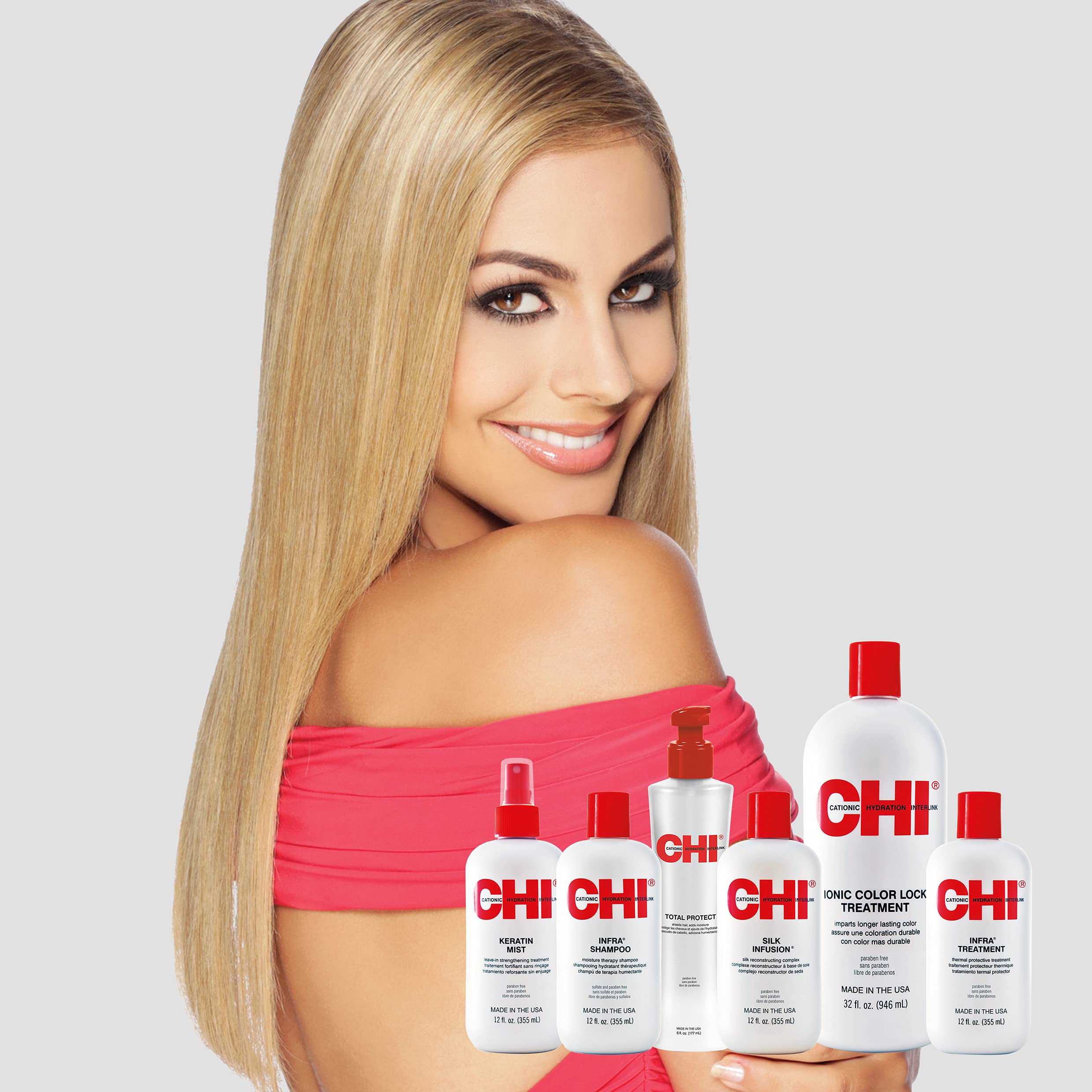 Foto 4 pulgar | Tratamiento Chi Infra 355 Ml Para Todo Tipo De Cabello - Venta Internacional.