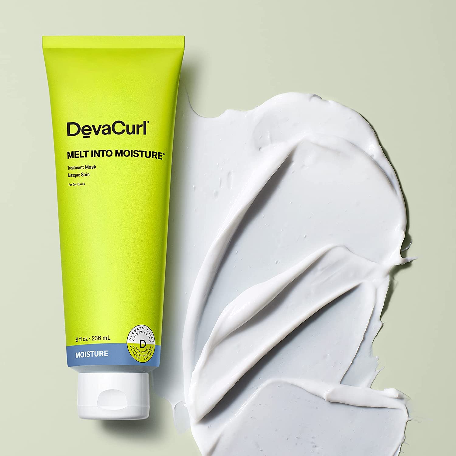 Foto 3 pulgar | Mascarilla De Tratamiento Devacurl Melt Into Moisture 240 Ml Green Oasis - Venta Internacional.